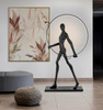 MOOSEE lampa podłogowa HUMAN ROUND        włókno szklane