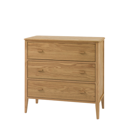 Camden 3 Drawer Chest Natural 870x450x870mm