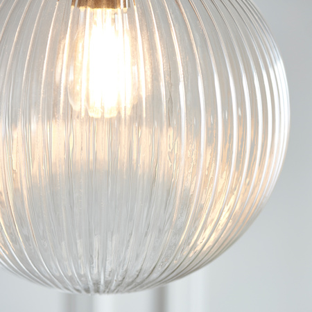 Brydon Pendant Light Clear Glass 400-1000mm