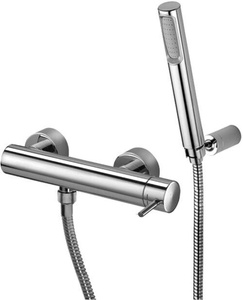Bateria natryskowa ścienna (kompletna)-Paffoni/kolekcja Light