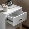 Acton 2 Drawer Bedside White 450x400x550mm