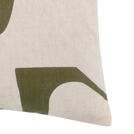 Skara Graphic Cushion Olive 450x450mm