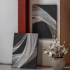 Obraz w ramie „Curve Appeal” – czarny, 50 × 3 × 65 cm, zestaw 2 szt.