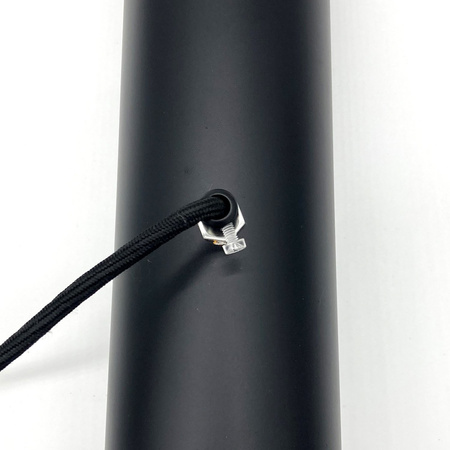 Lampa wisząca BLACK TUBE 100 cm - czarno złota tuba