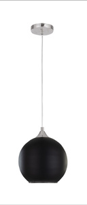 NOWOCZESNA LAMPA WISZĄCA CZARNA LOBOS D20
