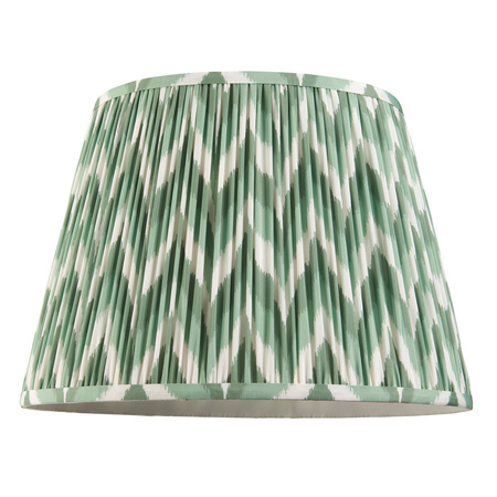Abażur Zigzag – Cotswold Green, 40 × 40 × 27,5 cm