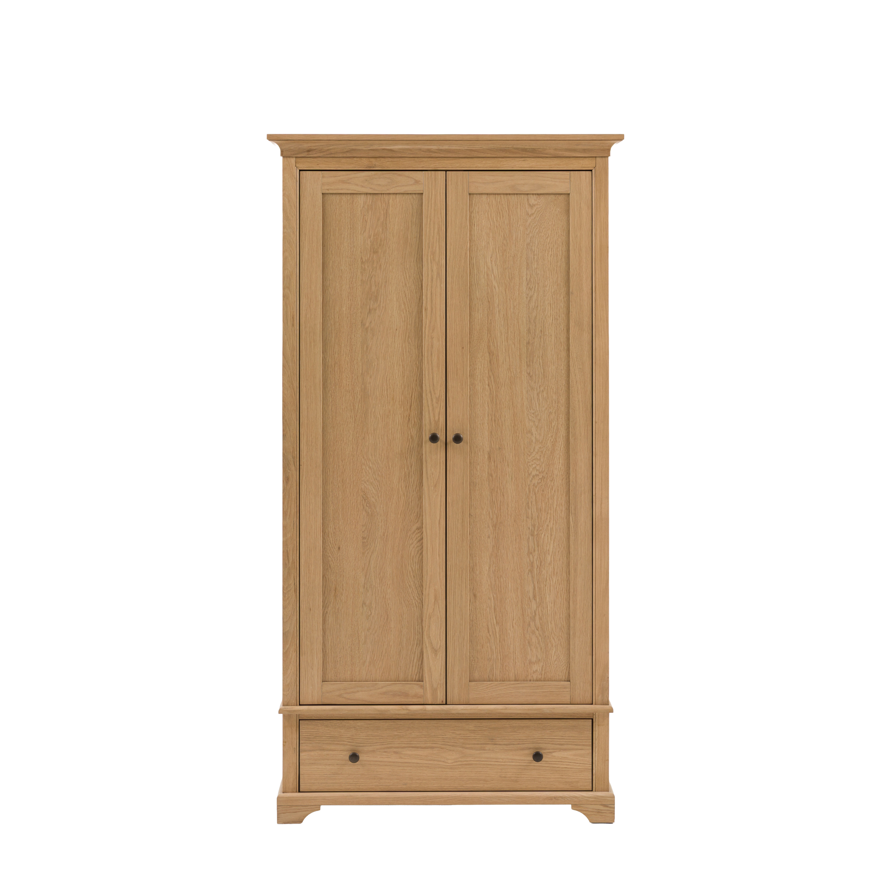 Szafa Malvern – szuflady: 1, naturalna, 98 × 58 × 187,5 cm