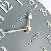 Arabic Mantel Clock Flax Blue 6in