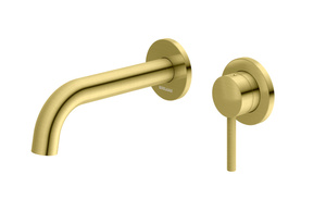 Axel Brushed Gold Podtynkowa bateria umywalkowa
