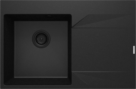 Zlewozmywak granitowy 1-komorowy z ociekaczem - prawy