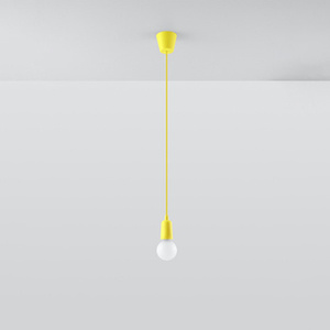 Lampa wisząca DIEGO 1 żółta