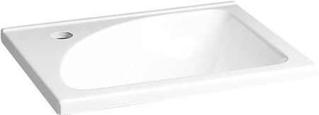 Umywalka meblowa, kompozyt, 40x32cm, biały