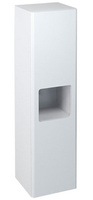 ELLA Szafka wysoka 35x140x30cm, 1 drzwiczki , lewa/prawa, biała
