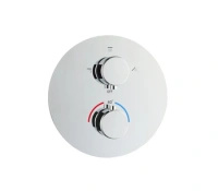 Bateria prysznicowo wannowa podtynkowa trzyfunkcyjna termostatyczna, chrom