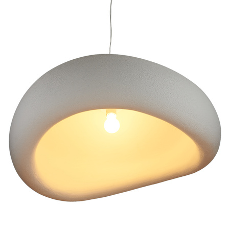 Lampa wisząca STONE 80 cm - biała