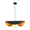 Lampa wisząca ENZO czarno złota 60 cm