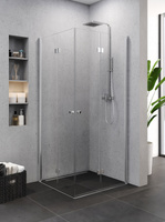 Kabina prysznicowa SUPERIA kwadratowa 80x80x195 szkło czyste 6mm z powłoką