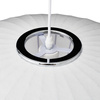 Lampa wisząca SILK FLAT biała 50 cm - nowoczesna i minimalistyczna