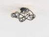 9014-805 Lampa sufitowa Nancy czarny chrom