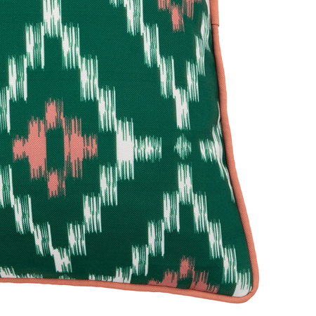 Aroha Geo Printed Cushion Green 450x450mm