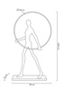 MOOSEE lampa podłogowa HUMAN ROUND        włókno szklane