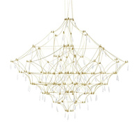 MOOSEE lampa wisząca CONSTELATION 120     GOLD - LED, stal szczotkowana