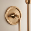 Santiago 1 Wall Light Fitting Brushed Aged Brass