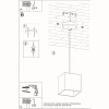 Lampa wisząca QUAD 1 biały