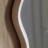 Monterey Wave Round Mirror Smoke 800x30x800mm