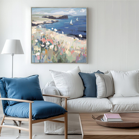 On the Breeze Framed Canvas 810x30x810mm