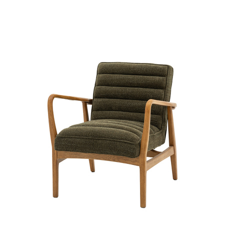 Datsun Armchair Green Boucle 690x760x800mm