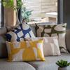 Skara Graphic Cushion Olive 450x450mm