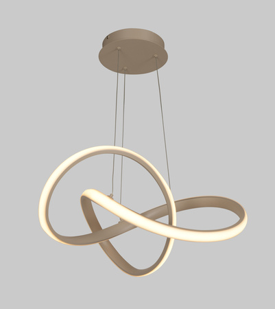 6064-113S Lampa wisząca mała BANDOL kaszmirowa - piaskowa