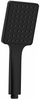Słuchawka prysznicowa, 245mm, silikonowe dysze, ABS/czarny mat