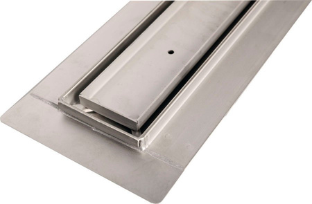 MANUS PIASTRA odpływ liniowy ze stali nierdzewnej z rusztem do płytek, L-750, DN50