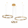 Lampa wisząca ARKADIA LED Trio 40/60/80 cm – złoty połysk