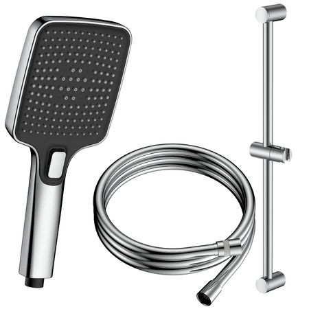 Zestaw prysznicowy  3-funkcyjny z drążkiem