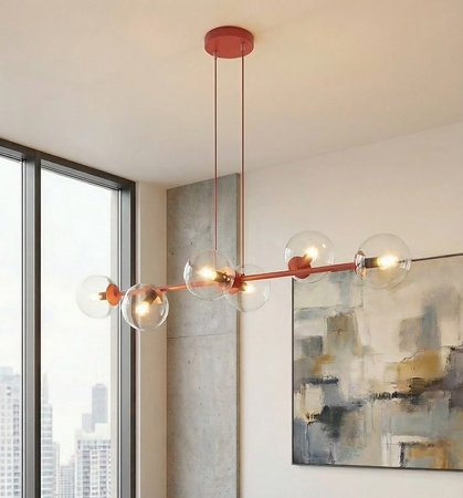 MAGNUS 6 BURGUNDY TRANSPARENT