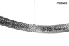 MOOSEE lampa wisząca ANILLO 80 czarny     chrom