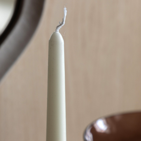 Tapered Dinner Candles White (8pk) 20x20x250mm