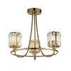 Berenice 3 Ceiling Light Antique Brass