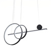 Lampa wisząca NEW AGE LED 120 cm - oprawa sufitowa czarna