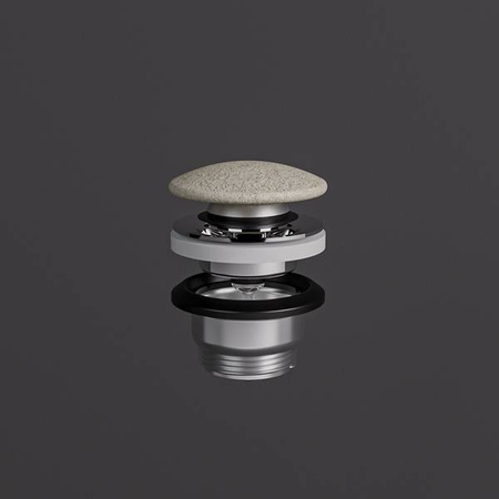 RAK-DUO odpływ z wolnym przepływem z maskownicą ceramiczną Mica Warm Grey