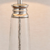 Lampa stołowa Winslet – przezroczysta / morska, 35,5 × 35,5 × 61 cm