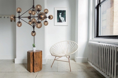 Lampa wisząca ASTRIFERO-15, 110 cm -  bursztynowo czarna