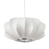 Lampa wisząca SILK V-shape biała 45 cm - nowoczesna i minimalistyczna
