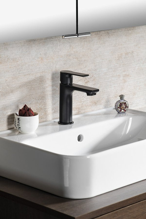 PAX bateria umywalkowa, czarny mat