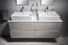 Blat Rockstone 1350x12x445mm, biały mat