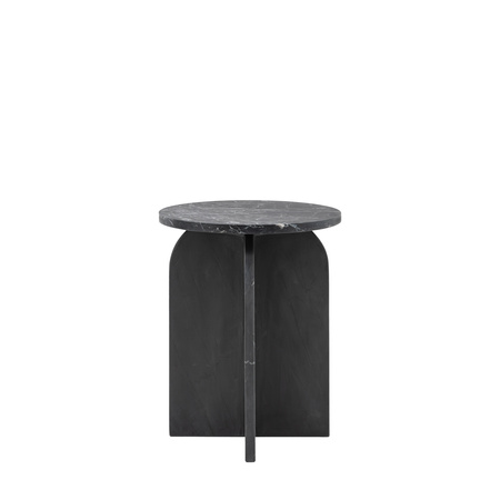 Amalfi Side Table Black 400x400x500mm