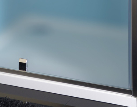 EASY kabina prysznicowa trójścienna 800-900x700mm,drzwi obrotowe, L/P, szkło Brick